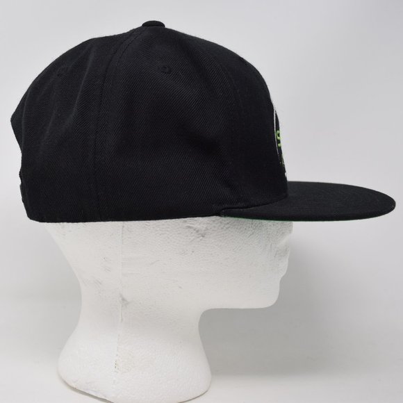 Sport Tek Space Jam Snapback Cap OSFA Unisex Black Embroidered Athleisure Street - Picture 3 of 8